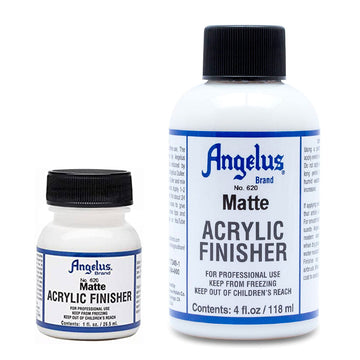 Fissativo Opaco post Tintura Per Pelle Liscia Angelus Matte Acrylic Finisher